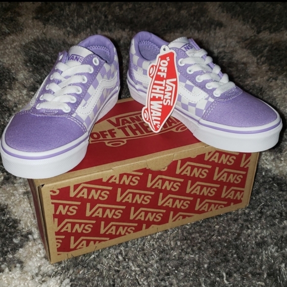 purple girls vans